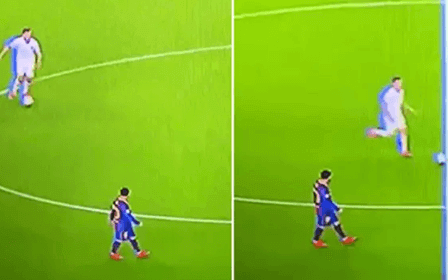 ლეო მესის უცნაური გადაადგილება კიევის დინამოსთან მატჩში | ვიდეო