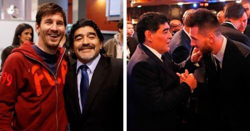 ლიონელ მესი მარადონას გამოემშვიდობა