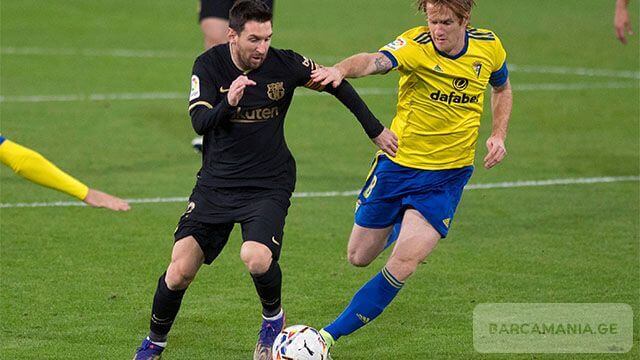 "კადისი" 1-0 "ბარსელონა" | პირველი ტაიმის შეფასებები