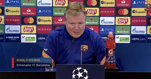 ბარსელონა-იუვენტუსი - რონალდ კუმანი მატჩის შემდეგ