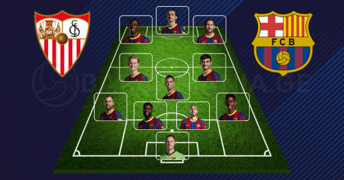 სევილია-ბარსელონა - შემადგენლობა ცნობილია