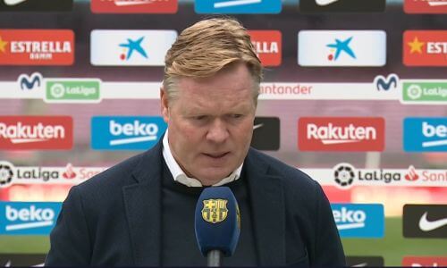 რონალდ კუმანი კადისთან მატჩის შემდეგ