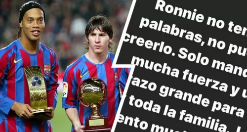 ლეო მესი: რონი, სიტყვები არ მაქვს