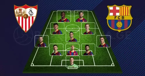 სევილია-ბარსელონა - შემადგენლობა ცნობილია