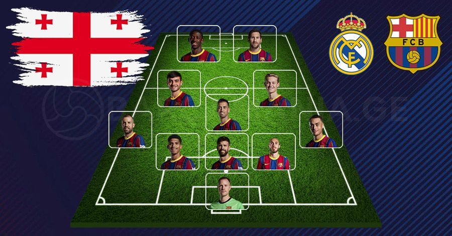 ელ კლასიკო - სასტარტო შემადგენლობა ქართველი გულშემატკივრების ვერსიით