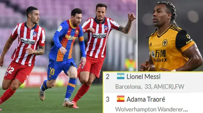 ევროპის საუკეთესო დრიბლიორთა რეიტინგი - მესი მეორეზეა