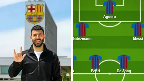 რა სქემით ითამაშებს ბარსელონა აგუეროსთან ერთად - 3 ვარიანტი