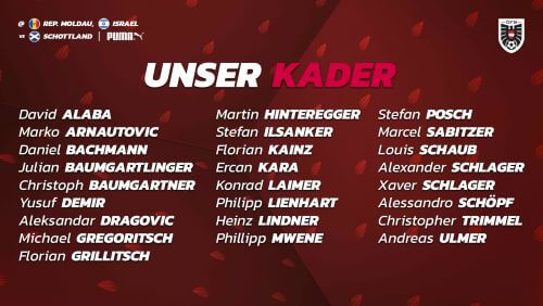 იუსუფ დემირი ავსტრიის ნაკრების განაცხადში მოხვდა