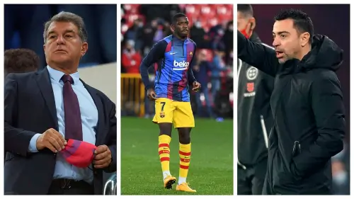 ჩავის დემბელეს გამოყენება უნდა, ლაპორტა უსმანის თამაშის წინააღმდეგია