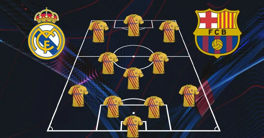 დააყენე შენი შემადგენლობა ელ კლასიკოსთვის და გამოიცანი ანგარიში