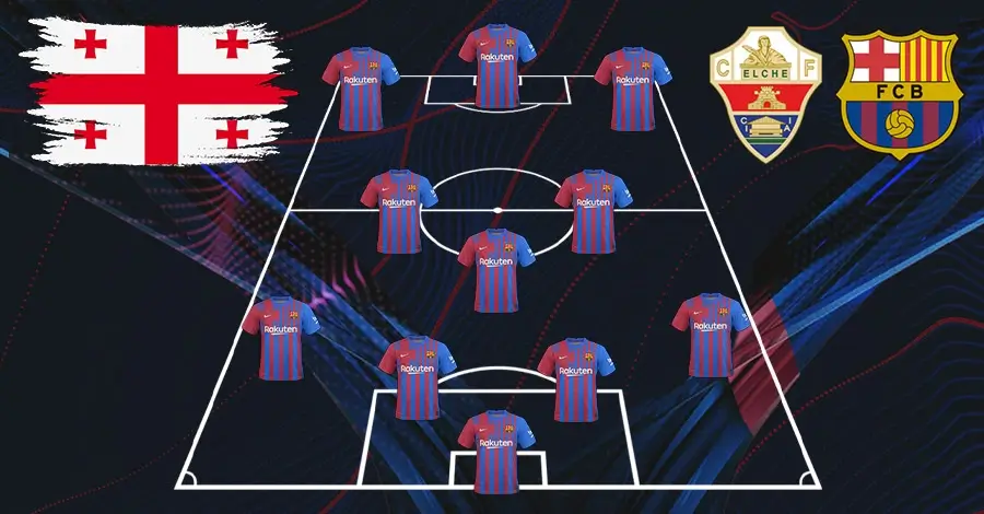 ელჩე-ბარსა - შემადგენლობა და პროგნოზი ქართველი გულშემატკივრების ვერსიით