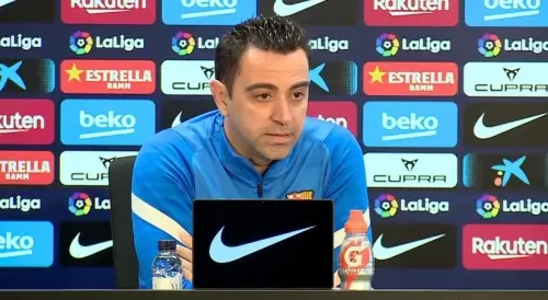 ჩავი ერნანდესი სოსიედადთან მატჩის წინ