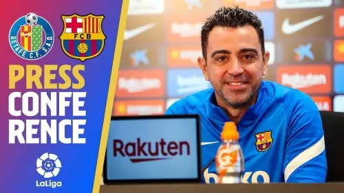 ჩავი ერნანდესი ხეტაფესთან მატჩის წინ