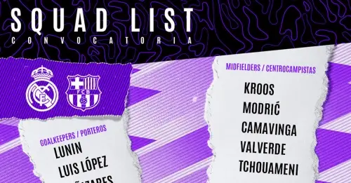 რეალის განაცხადი ელ კლასიკოსთვის