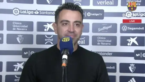 ჩავი ერნანდესი ოსასუნასთან მატჩის შემდეგ