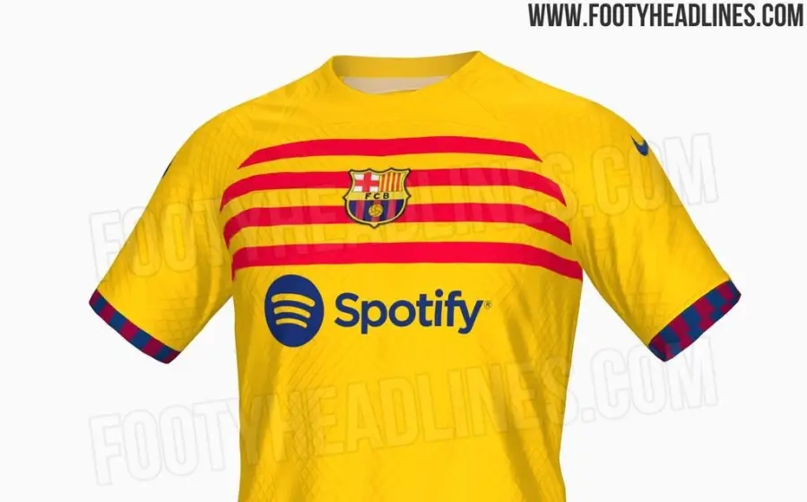 2023/24 წლების სეზონისთვის ბარსელონას მე-4 ფორმის სავარაუდო დიზაინი