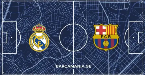 ბარსელონას სასტარტო შემადგენლობა რეალ მადრიდის წინააღმდეგ