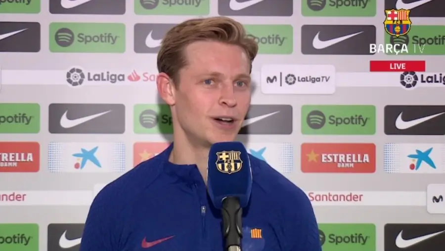 ფრენკი დე იონგი: სრული მატჩის ჩასატარებლად მზად არ ვიყავი