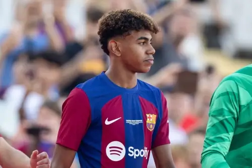 ლამინ იამალი ტოტენჰემის წინააღმდეგ