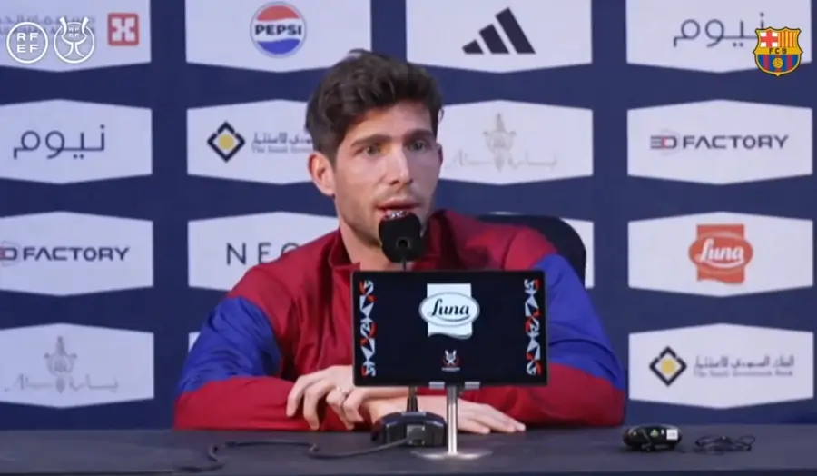 სერჟი რობერტო რეალ მადრიდთან მატჩის წინ