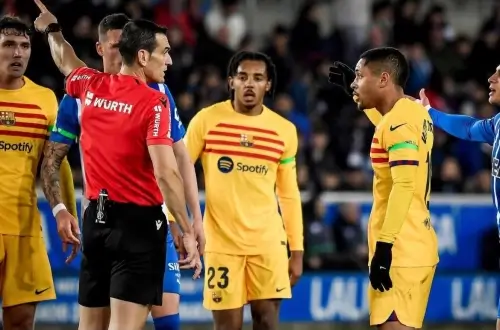 მსაჯებზე ბარსელონას აღშფოთება პიკს აღწევს