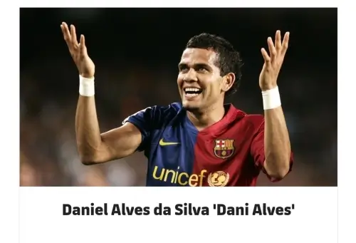 ბარსელონამ დანი ალვესს ლეგენდის სტატუსი დაუბრუნა