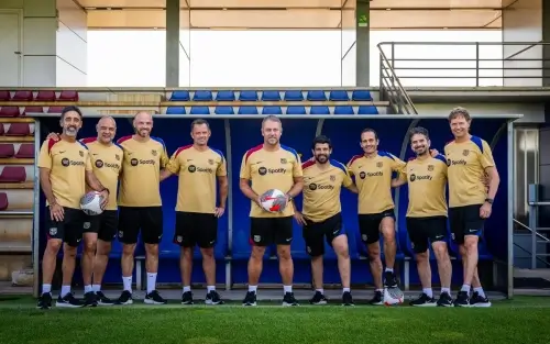 ბარსელონას სამწვრთნელო შტაბი დაკომპლექტდა