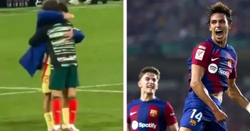 ჟოაუ ფელიშის გულთბილი ჟესტი ბარსელონას მოთამაშეების მიმართ