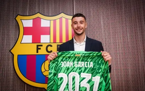 ჟოან გარსიამ ბარსელონასთან კონტრაქტი გააფორმა