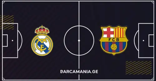 ბარსელონას შემადგენლობა ელ კლასიკოსთვის
